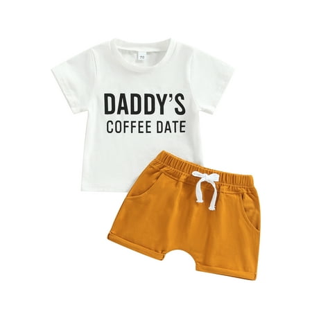 Xkwyshop Toddler Baby Boys Summer Clothes Suits Letter Print Short Sleeve T-Shirts Shorts 2Pcs Outfits Set White 3-6 Months
Xkwyshop Toddler Baby Boys Summer Clothes Suits Letter Print Short Sleeve T-Shirts Shorts 2Pcs Outfits Set White 3-6 Months