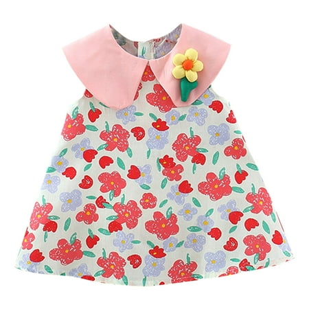Zlekejiko Toddler Girls Sleeveless Sundress Floral Prints Dress Princess Dress Clothes Coral Toddler Flower Girl Dress Dress Fancy Girls
Zlekejiko Toddler Girls Sleeveless Sundress Floral Prints Dress Princess Dress Clothes Coral Toddler Flower Girl Dress Dress Fancy Girls