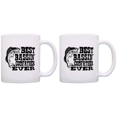 ThisWear Christening Gifts Best Bassin Godfather Ever Fisherman Gifts 11 ounce 2 Pack Coffee Mugs
ThisWear Christening Gifts Best Bassin Godfather Ever Fisherman Gifts 11 ounce 2 Pack Coffee Mugs