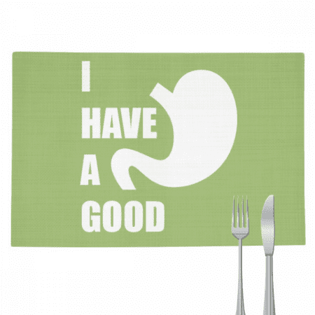 Stomach Good Body Lucky Food Placemat Pad Kitchen Woven Heat Resistant Cushion Rectangle
Stomach Good Body Lucky Food Placemat Pad Kitchen Woven Heat Resistant Cushion Rectangle