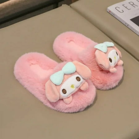 Hello Kitty Children‘s Plush Slippers Girl Sanrio Kuromi Autumn and Winter Kawaii Warm Cartoon Solid Color Room Plush Slippers
Hello Kitty Children‘s Plush Slippers Girl Sanrio Kuromi Autumn and Winter Kawaii Warm Cartoon Solid Color Room Plush Slippers