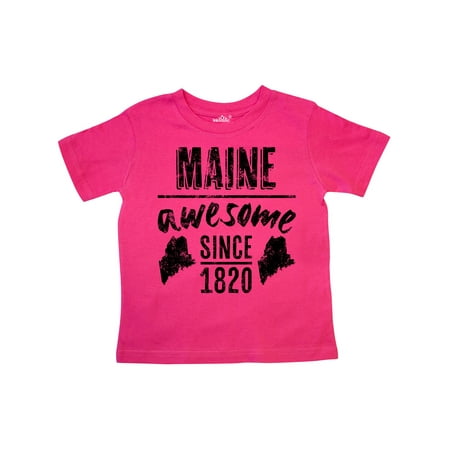 Inktastic Maine Awesome Since 1820 Gift Toddler Boy or Toddler Girl T-Shirt