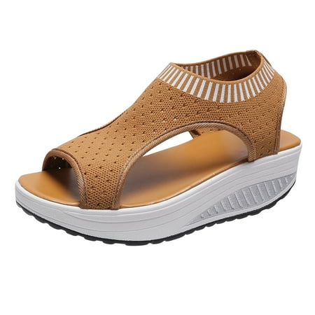 TTQLVZJGSE Women s Simple Summer Comfortable Lightweight Flat Bottom Slope with Casual Sandals Mesh Summer Peep Toe Thick Bottom Comfortable Shoes
TTQLVZJGSE Women s Simple Summer Comfortable Lightweight Flat Bottom Slope with Casual Sandals Mesh Summer Peep Toe Thick Bottom Comfortable Shoes