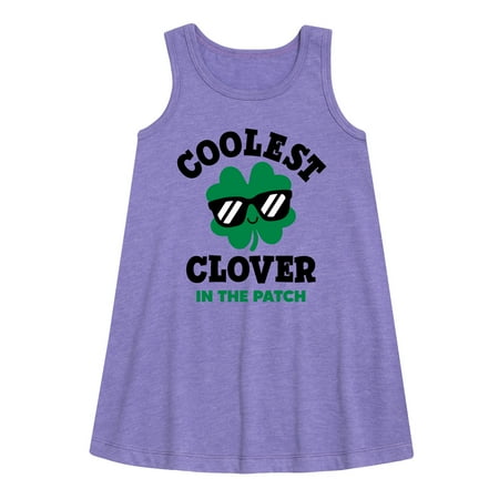 Instant Message - St. Patrick s Day - Coolest Clover in the Patch - Toddler and Youth Girls A-line Dress
Instant Message - St. Patrick s Day - Coolest Clover in the Patch - Toddler and Youth Girls A-line Dress