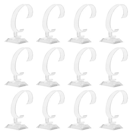 Watch Stand 12Pcs Clear Watch Display Stands C-shaped Watch Racks Plastic Watch Display Holders
Watch Stand 12Pcs Clear Watch Display Stands C-shaped Watch Racks Plastic Watch Display Holders