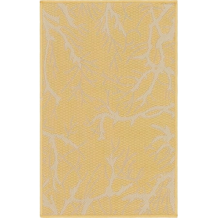 Contemporary Veranda Collection Area Rug in Highlight Color and Rectangle Shape