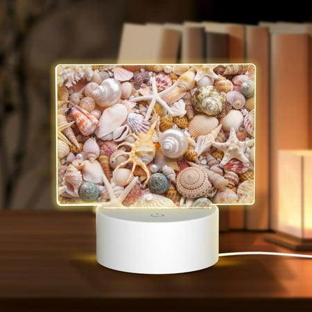 Noewx Colorful Seashells 3D Night LED Light Lamp Base Acrylic Glass Panel USB Cable Lamp Light Display Base Show Stand for Christmas Room Restaurant Bar Shop
Noewx Colorful Seashells 3D Night LED Light Lamp Base Acrylic Glass Panel USB Cable Lamp Light Display Base Show Stand for Christmas Room Restaurant Bar Shop