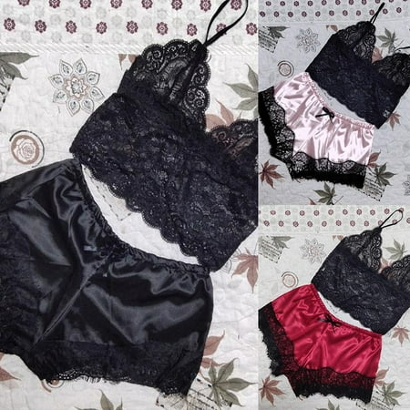 Pink L 2PCS Womens Lace Sleepwear Lingerie Tops Shorts Set Babydoll Pajamas Nightwear
Pink L 2PCS Womens Lace Sleepwear Lingerie Tops Shorts Set Babydoll Pajamas Nightwear