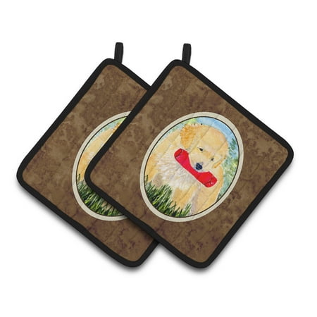 Carolines Treasures SS8858PTHD Golden Retriever Pair of Pot Holders 7.5HX7.5W multicolor
Carolines Treasures SS8858PTHD Golden Retriever Pair of Pot Holders 7.5HX7.5W multicolor
