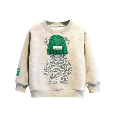 Somenie Infant Hoodies Fleece Long Sleeve Top Shirt for Boys Little Boys Cotton Sweater,Sizes 9T-10T Gray Color
Somenie Infant Hoodies Fleece Long Sleeve Top Shirt for Boys Little Boys Cotton Sweater,Sizes 9T-10T Gray Color