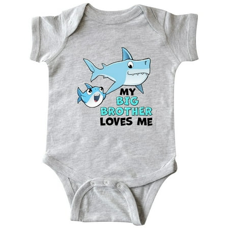 Inktastic My Big Brother Loves Me with Cute Sharks Gift Baby Boy or Baby Girl Bodysuit
Inktastic My Big Brother Loves Me with Cute Sharks Gift Baby Boy or Baby Girl Bodysuit