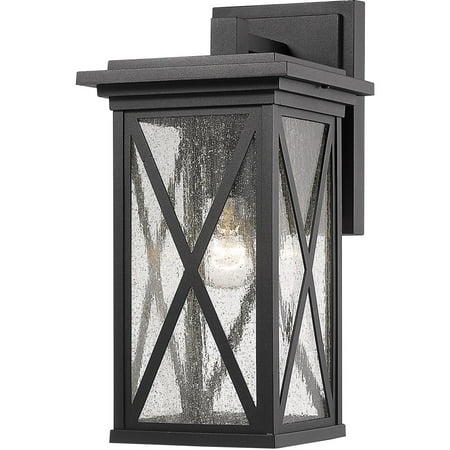 Black Tone Finish Wall Sconces 7 Wide Clear Seedy Glass Shade Aluminum Material Medium 1 Light Fixture
Black Tone Finish Wall Sconces 7 Wide Clear Seedy Glass Shade Aluminum Material Medium 1 Light Fixture