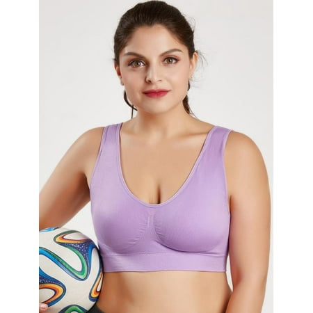SUPERHOMUSE Women Large Size Seamless Sports Bra With Chest Pad Adjustment Type Without Steel Ring Sports Underwear
SUPERHOMUSE Women Large Size Seamless Sports Bra With Chest Pad Adjustment Type Without Steel Ring Sports Underwear
