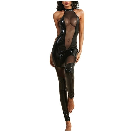 WandatreeWomen One-Piece Club Show Lingerie Mesh Perspective Temptation Babydoll Underwear Sleepwear Faux Leather Underwear
WandatreeWomen One-Piece Club Show Lingerie Mesh Perspective Temptation Babydoll Underwear Sleepwear Faux Leather Underwear