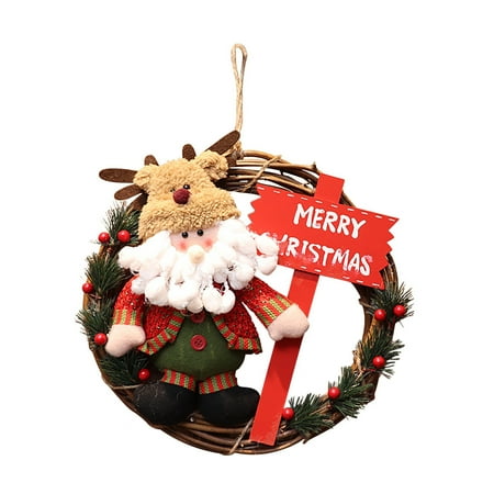 Christmas Wreath Door Hanging Shop Window Christmas Decorations Multi Pattern Doll Wreath Pendant
Christmas Wreath Door Hanging Shop Window Christmas Decorations Multi Pattern Doll Wreath Pendant
