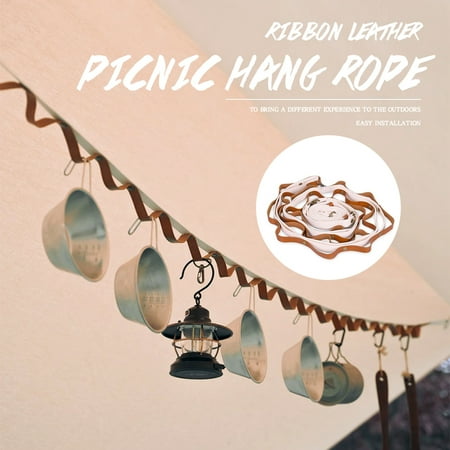 Laundry Line Multifunctional Easy to Store Webbing Ribbon Leather Picnic Hanging Rope for Climbing
Laundry Line Multifunctional Easy to Store Webbing Ribbon Leather Picnic Hanging Rope for Climbing