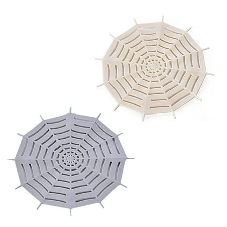 OUNONA 2 PCS Spider Web Sink Strainer Bathroom Kitchen Drainer Filter Hair Stopper Basin Filter with Suckers (Beige+Grey)
OUNONA 2 PCS Spider Web Sink Strainer Bathroom Kitchen Drainer Filter Hair Stopper Basin Filter with Suckers (Beige+Grey)