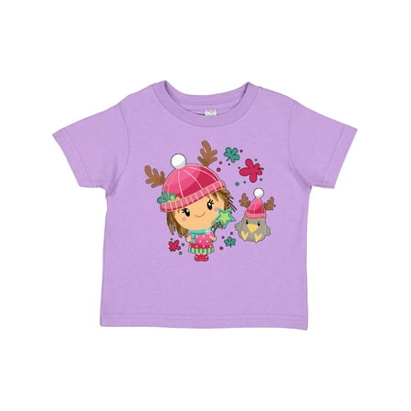 Inktastic Cute Winter Christmas Girl and Crow in Hats Gift Toddler Boy or Toddler Girl T-Shirt
Inktastic Cute Winter Christmas Girl and Crow in Hats Gift Toddler Boy or Toddler Girl T-Shirt