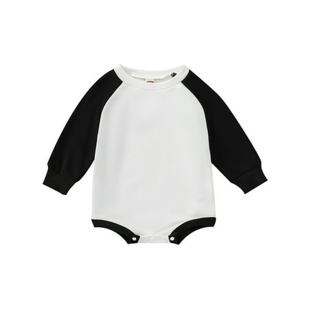 Huakaishijie Baby Boy s Girl s Round Neck Long Sleeve Contrast Color One Piece Snap Closure Sweatshirt Romper
Huakaishijie Baby Boy s Girl s Round Neck Long Sleeve Contrast Color One Piece Snap Closure Sweatshirt Romper