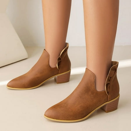 Akiihool Womens Work Boots Comfortable Women s Low Heel Ankle Boots Fashion Festival Boots Riding Boots for Women (Yellow 8.5)
Akiihool Womens Work Boots Comfortable Women s Low Heel Ankle Boots Fashion Festival Boots Riding Boots for Women (Yellow 8.5)