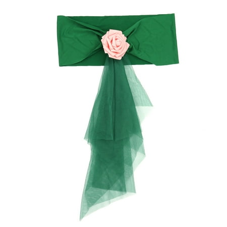 Chair Organza Bowknot for Wedding Party Birthday Banquet Events Supplies Chair Cover Sash Decoration (Green)
Chair Organza Bowknot for Wedding Party Birthday Banquet Events Supplies Chair Cover Sash Decoration (Green)