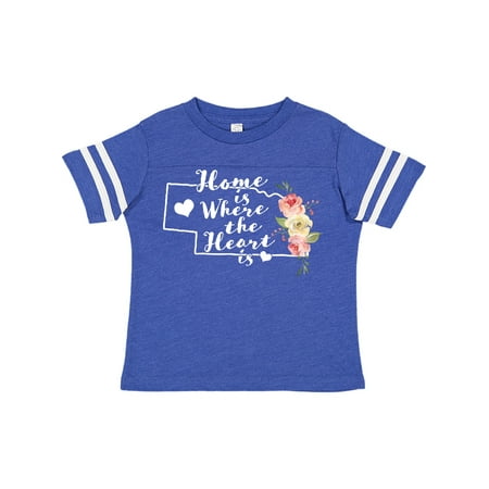 Inktastic Nebraska Home is Where the Heart is with Watercolor Floral Gift Toddler Boy or Toddler Girl T-Shirt
Inktastic Nebraska Home is Where the Heart is with Watercolor Floral Gift Toddler Boy or Toddler Girl T-Shirt