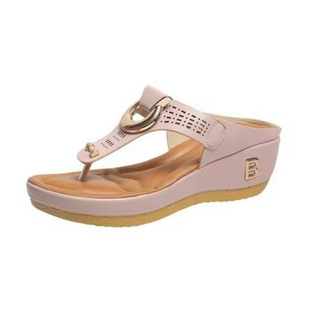 Outerwear Thong Toe Beach Sandals Comfortable and Breathable Flip-flops for Dresses Jeans Skirts Short Pants 39 Pink
Outerwear Thong Toe Beach Sandals Comfortable and Breathable Flip-flops for Dresses Jeans Skirts Short Pants 39 Pink