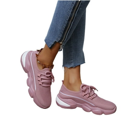 Shakub Women s Breathable Mesh Running Sport Gym Sneakers Casual Trainers Fitness Lace Up Shoes
Shakub Women s Breathable Mesh Running Sport Gym Sneakers Casual Trainers Fitness Lace Up Shoes