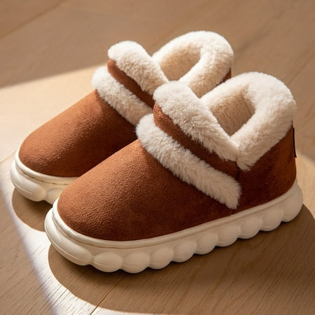 CoCopeaunt Lovely Fur Children Cotton Boots Home Winter Warm Plush Boys Girls Thick Bottom 2020 Solid Color Cotton Shoes Kids Furry Shoes
CoCopeaunt Lovely Fur Children Cotton Boots Home Winter Warm Plush Boys Girls Thick Bottom 2020 Solid Color Cotton Shoes Kids Furry Shoes