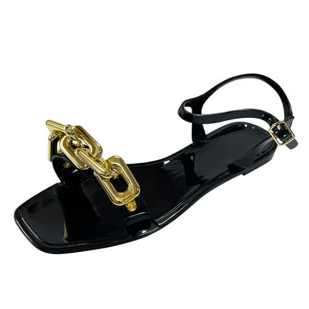 Womens Sandals Women Shoes Fashion Sandals Flat Open Toe Buckle Sandals Summer Casual Fashion Sandals Women S Sandals Pvc Black 40
Womens Sandals Women Shoes Fashion Sandals Flat Open Toe Buckle Sandals Summer Casual Fashion Sandals Women S Sandals Pvc Black 40