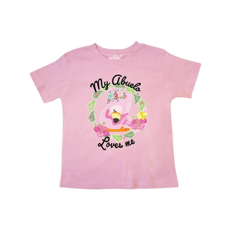 Inktastic Baby Flamingo My Abuelo Loves Me with Flower Wreath Gift Toddler Boy or Toddler Girl T-Shirt
Inktastic Baby Flamingo My Abuelo Loves Me with Flower Wreath Gift Toddler Boy or Toddler Girl T-Shirt