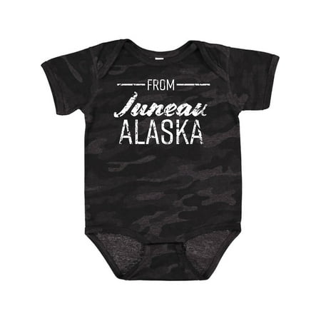 Inktastic From Juneau Alaska in White Distressed Text Gift Baby Boy or Baby Girl Bodysuit
Inktastic From Juneau Alaska in White Distressed Text Gift Baby Boy or Baby Girl Bodysuit