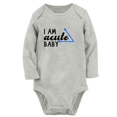 I am Acute Baby Funny Rompers Newborn Baby Unisex Bodysuits Infant Jumpsuits Toddler 0-12 Months Kids Long Sleeves Oufits (Gray 6-12 Months)
I am Acute Baby Funny Rompers Newborn Baby Unisex Bodysuits Infant Jumpsuits Toddler 0-12 Months Kids Long Sleeves Oufits (Gray 6-12 Months)