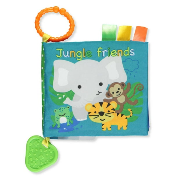 Playtex Baby Boys' Jungle Friends Book and Teether