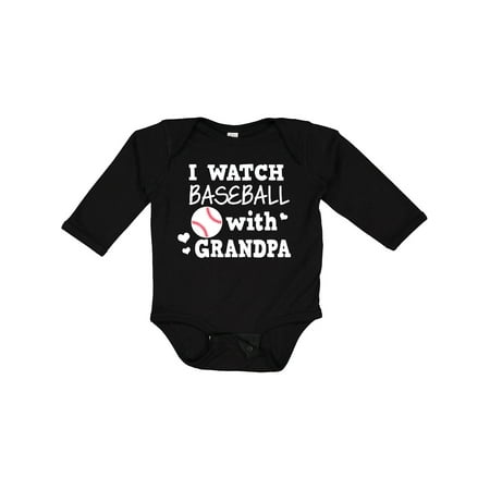 Inktastic I Watch Baseball with My Grandpa Boys or Girls Long Sleeve Baby Bodysuit 
Inktastic I Watch Baseball with My Grandpa Boys or Girls Long Sleeve Baby Bodysuit