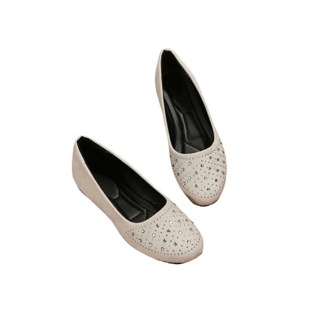 Wazshop Women Loafers Slip On Flats Rhinestones Casual Walking Shoe Anti-Slip Comfort Loafer Ladies Flat Shoes Non-slip Lightweight Beige 5.5
Wazshop Women Loafers Slip On Flats Rhinestones Casual Walking Shoe Anti-Slip Comfort Loafer Ladies Flat Shoes Non-slip Lightweight Beige 5.5