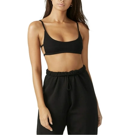 Women s Sleeveless Backless Spaghetti Strap Rib Knit Camisole