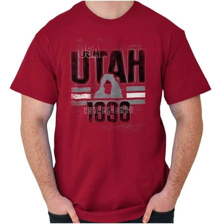 Brisco Brands Utah Student Sports College Short Sleeve Adult T-Shirt
