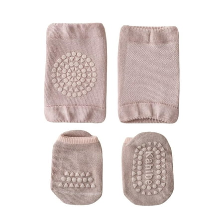Biekopu Baby Floor Socks Suit Solid Color Nonslip Room Socks + Protective Knee Pads for Toddlers Girls Boys 0-3 Years
Biekopu Baby Floor Socks Suit Solid Color Nonslip Room Socks + Protective Knee Pads for Toddlers Girls Boys 0-3 Years