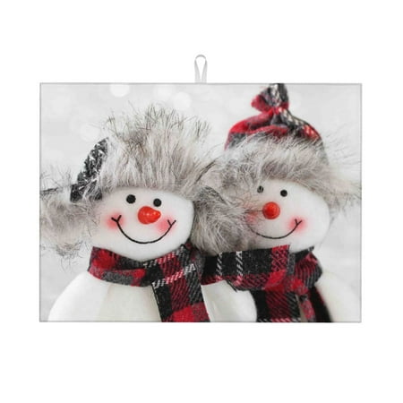 Dish Drying Mat Christmas Snowman With Hat Highly Absorbent Microfiber Drying Mat Kitchen Counter or Sink Drawer Liner 16x18 Kitchen Drying Mat Coffee Mat Kitchen Essentials
Dish Drying Mat Christmas Snowman With Hat Highly Absorbent Microfiber Drying Mat Kitchen Counter or Sink Drawer Liner 16x18 Kitchen Drying Mat Coffee Mat Kitchen Essentials