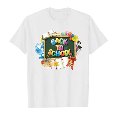 ZMHEGW School Season Girls T Shirt Summer Children s Short Sleeved Tops Soft and Comfortable Back To School Pattern Cute Cartoon Style
ZMHEGW School Season Girls T Shirt Summer Children s Short Sleeved Tops Soft and Comfortable Back To School Pattern Cute Cartoon Style