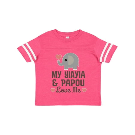Inktastic My Yia Yia and Papou Love Me Outfit Gift Toddler Boy or Toddler Girl T-Shirt
Inktastic My Yia Yia and Papou Love Me Outfit Gift Toddler Boy or Toddler Girl T-Shirt