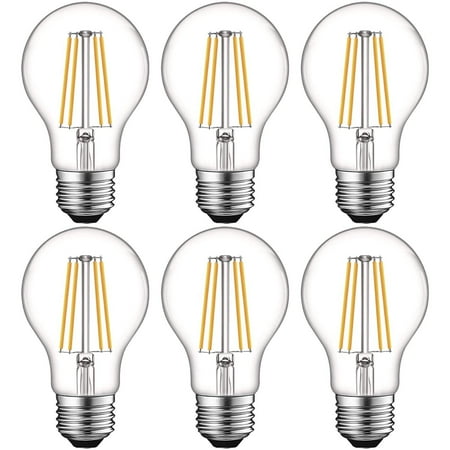 Luxrite A19 Edison Dimmable LED Light Bulbs 8W=60W 3000K Soft White 800 Lumens E26 6-Pack
Luxrite A19 Edison Dimmable LED Light Bulbs 8W=60W 3000K Soft White 800 Lumens E26 6-Pack