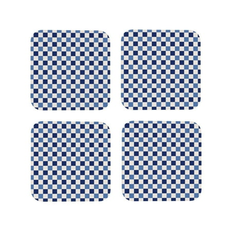 Leather Coasters with Heat-resistant for Drinks Blue and White Plaid Cup Coasters Cup Pad Mat for Tabletop Protection Coffee Table Office Desk and Housewarming Gift
Leather Coasters with Heat-resistant for Drinks Blue and White Plaid Cup Coasters Cup Pad Mat for Tabletop Protection Coffee Table Office Desk and Housewarming Gift