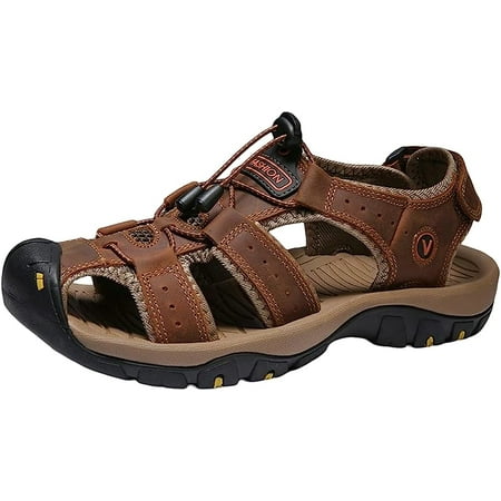 DabuLiu Men Hiking Sandals Closed Toe Comfoertable Leather Beach Water Shoes Casual Outdoor Athletic Sandal
DabuLiu Men Hiking Sandals Closed Toe Comfoertable Leather Beach Water Shoes Casual Outdoor Athletic Sandal