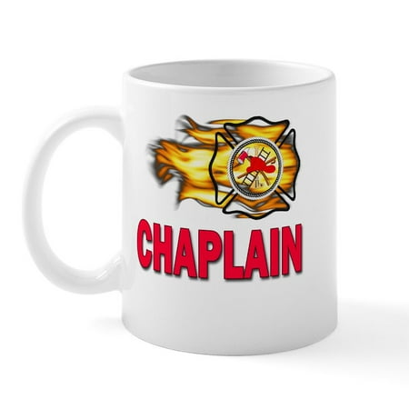 CafePress - Fire Chaplain Mug - 11 oz Ceramic Mug - Novelty Coffee Tea Cup
