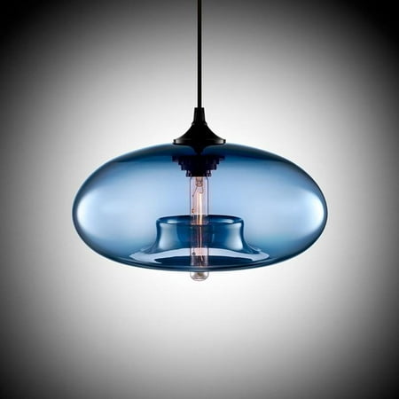Kula Glass Pendant Light Blue