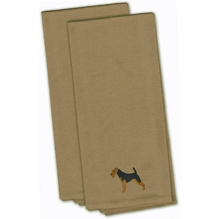BB3385TNTWE Welsh Terrier Tan Embroidered Kitchen Towel Set of 2 19 X 25 Multicolor
BB3385TNTWE Welsh Terrier Tan Embroidered Kitchen Towel Set of 2 19 X 25 Multicolor
