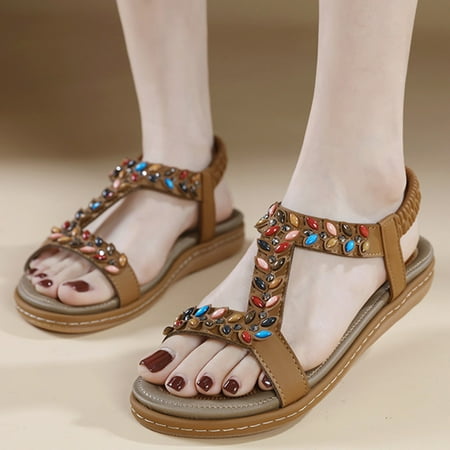 Siaonvr Wedge Sandals For Womens S Casual Pants Foreign Trade Rhinestone Sandals Women s Comfortable And Versatile Sandals
Siaonvr Wedge Sandals For Womens S Casual Pants Foreign Trade Rhinestone Sandals Women s Comfortable And Versatile Sandals