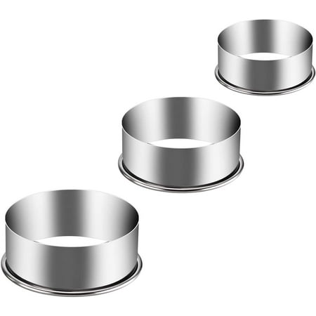 Stainless Steel Round Cookie Cutter Set 3 Pieces Big Size Circle Pastry Dough Cutter Set Round Cake Baking Metal Ring Molds
Stainless Steel Round Cookie Cutter Set 3 Pieces Big Size Circle Pastry Dough Cutter Set Round Cake Baking Metal Ring Molds